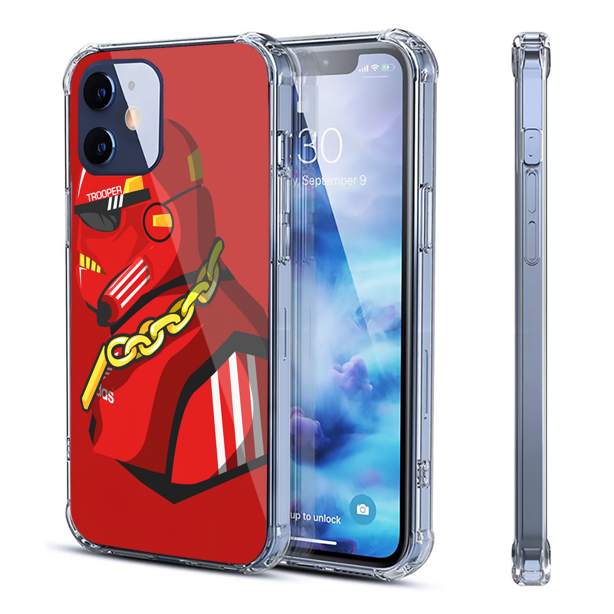 （画像用） スター・ウォーズ Star Wars 【iPhone 12シリーズ対応】透明スマホケース（クリアソフトケース）